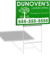 Print My Yard Sign - 24x18 Double Sided w/stake
